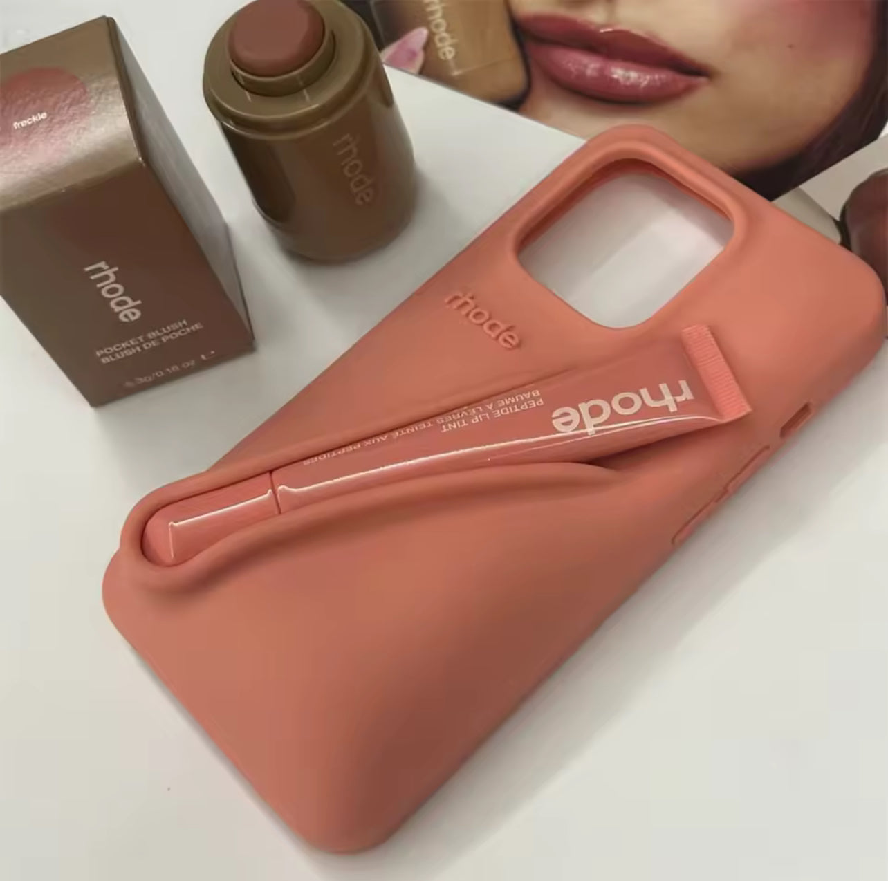rhode - Lip case Peach