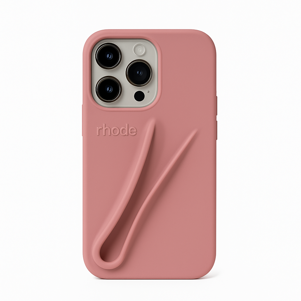rhode - Lip case Salty tan