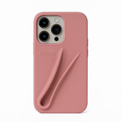 rhode - Lip case Salty tan